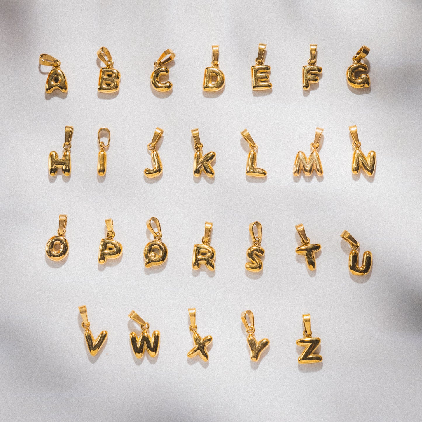 Small Bubble Letter Necklace