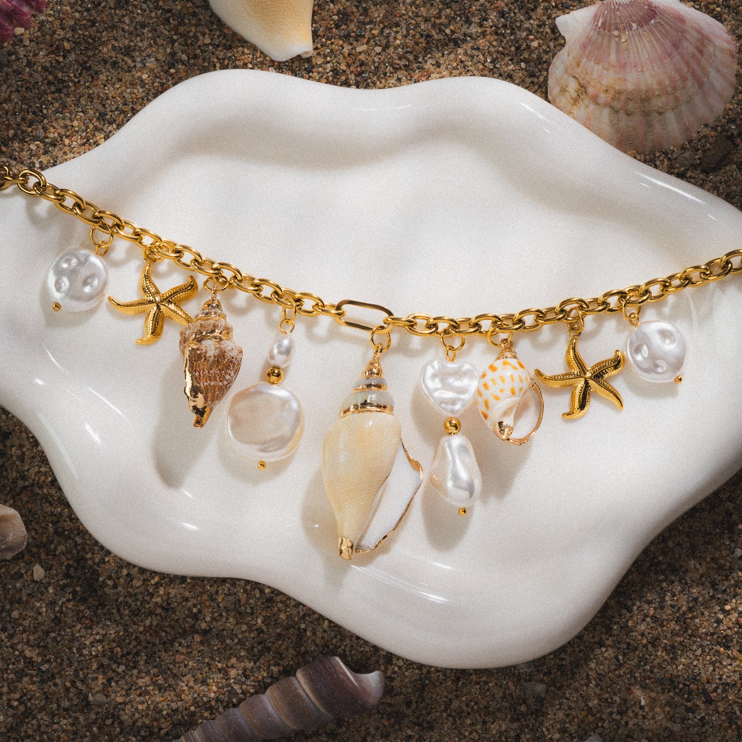Beach Treasure Charm Necklace