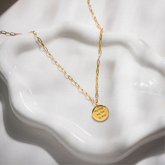 Style 4 Engraved Necklace