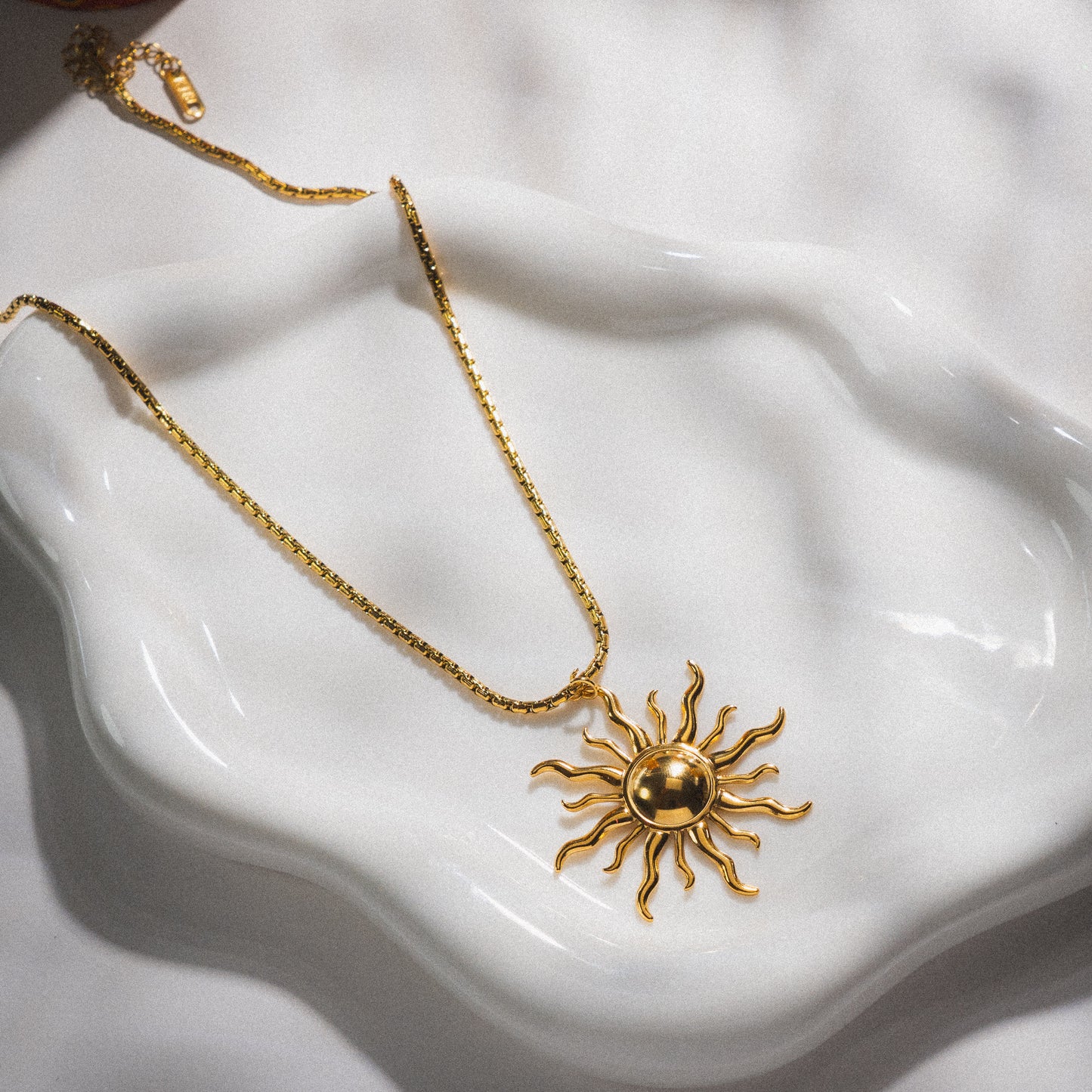 Gold Sun Necklace