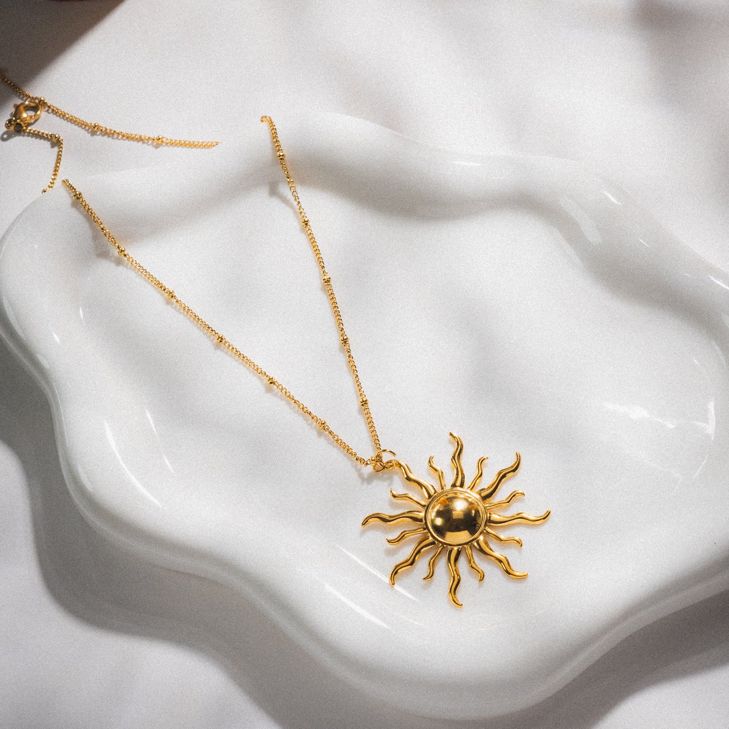 Gold Sun Necklace