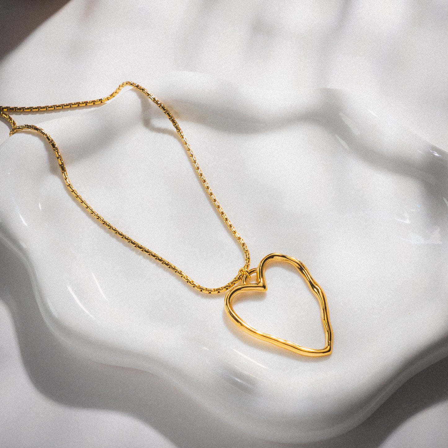 Gold Heart Necklace