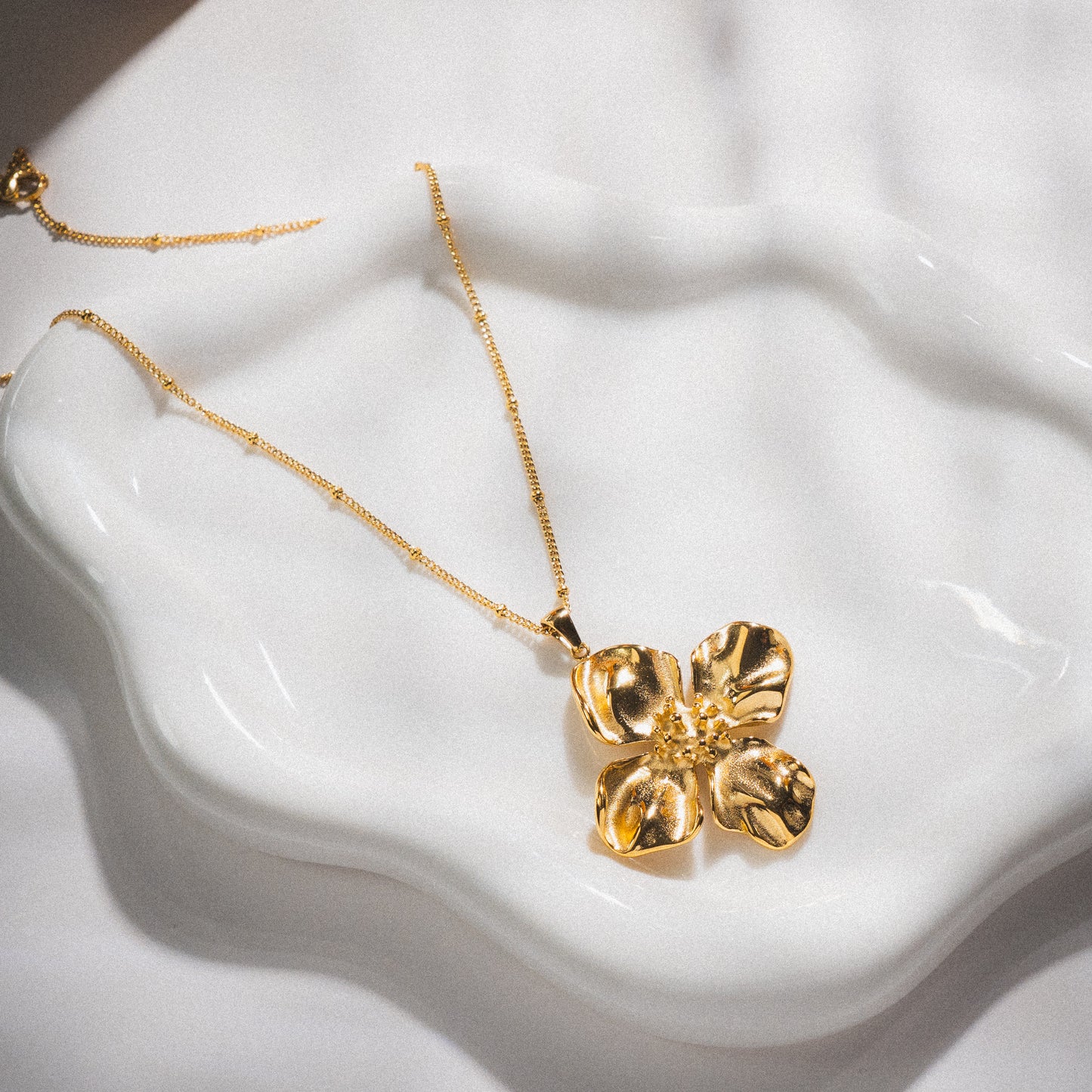 Gold Flower Necklace